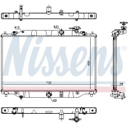 Radiateur Refroidissement Moteur Pour Mazda CX-5 Van SH0115200 SH0115200A