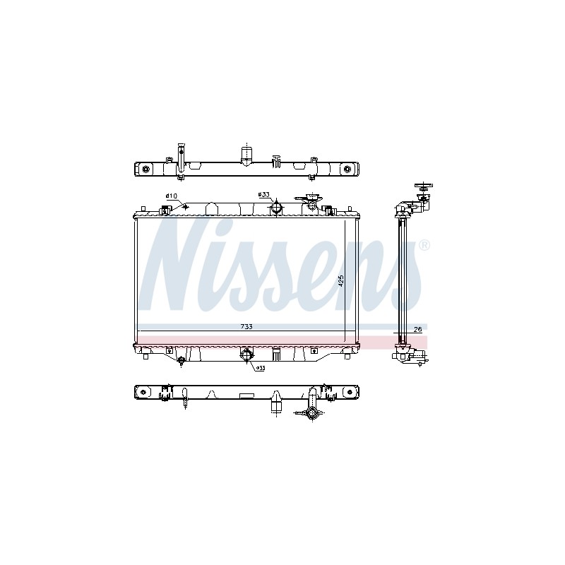 Radiateur Refroidissement Moteur Pour Mazda CX-5 Van SH0115200 SH0115200A