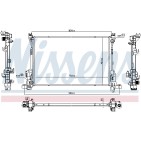 Radiateur Refroidissement Moteur Pour Renault Trafic III 214106419R