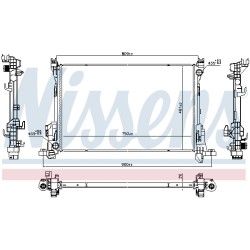 Radiateur Refroidissement Moteur Pour Renault Trafic III 214106419R