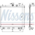 Radiateur Refroidissement Moteur Pour Nissan Micra C+C III Note 21460-AX800
