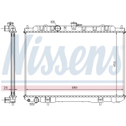 Radiateur Refroidissement Moteur Pour Nissan X-Trail 21410-8H900 21410EQ30A