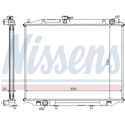 Radiateur Refroidissement Moteur Pour Ford Maverick Nissan Terrano II Van
