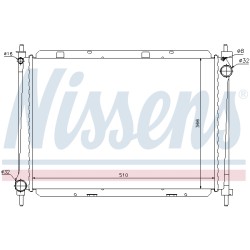 Radiateur Refroidissement Moteur Pour Nissan Micra III Note Van 21410-AY602