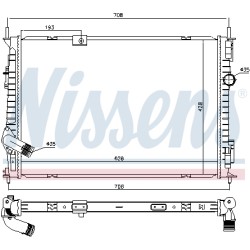 Radiateur Refroidissement Moteur Pour Nissan Qashqai +2 I Van 21400BB50A