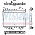 Radiateur Refroidissement Moteur Pour Nissan Cabstar NT400 RENAULT TRUCKS MAXITY