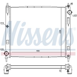 Radiateur Refroidissement Moteur Pour Nissan Cube Juke Van 21410-1FE0A