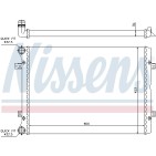 Radiateur Refroidissement Moteur Pour VW Seat Alhambra Ford 1212576 3M218005AA