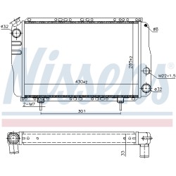 Radiateur Refroidissement Moteur Pour Renault 4 7701348798 7700656047