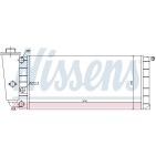 Radiateur Refroidissement Moteur Pour Fiat Autobianchi Lancia 7730497 7730498