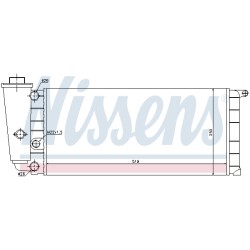 Radiateur Refroidissement Moteur Pour Fiat Autobianchi Lancia 7730497 7730498