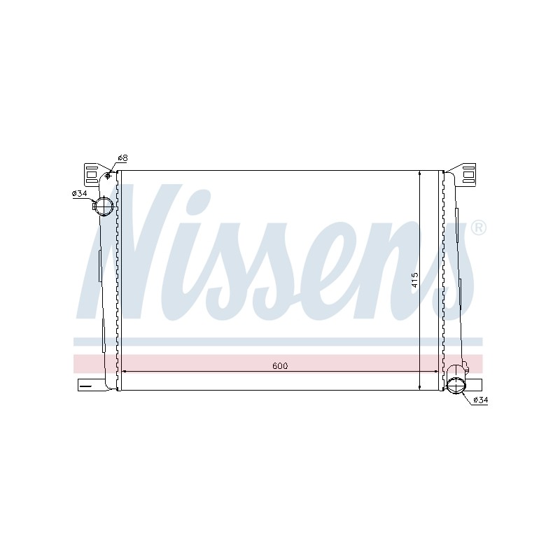 Radiateur Refroidissement Moteur Pour Mini Mini Clubman Clubvan 17118675266