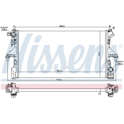Radiateur Refroidissement Moteur Pour Peugeot Boxer Opel Citroën 1613996180