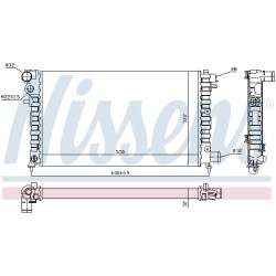 Radiateur Refroidissement Moteur Pour Peugeot 106 II Citroën Saxo