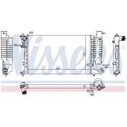 Radiateur Refroidissement Moteur Pour Peugeot 306 Citroën Xsara 1331CC 1331CE