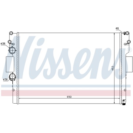 Radiateur Refroidissement Moteur Pour Iveco Daily IV V 42577215 42577216