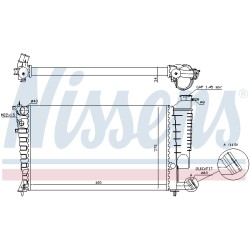 Radiateur Refroidissement Moteur Pour Peugeot 306 307 Citroën Xsara
