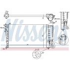 Radiateur Refroidissement Moteur Pour Peugeot 306 Citroën ZX 1301.K5 1301.K8