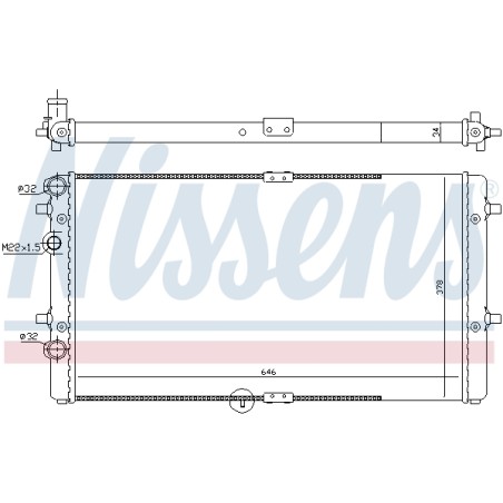 Radiateur Refroidissement Moteur Pour VW Caddy II Seat Cordoba Ibiza II Inca