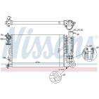 Radiateur Refroidissement Moteur Pour Peugeot 306 Citroën ZX 1301.K7 1301.L0