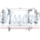 Radiateur Refroidissement Moteur Pour Fiat 500L 51887898