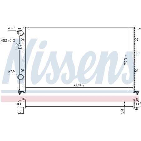 Radiateur Refroidissement Moteur Pour VW Caddy II Golf III Lupo Passat Polo Seat
