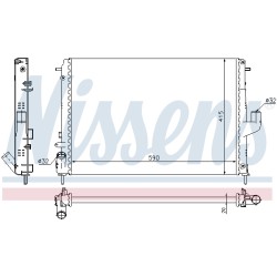 Radiateur Refroidissement Moteur Pour Renault Logan I Dacia Duster Logan Express