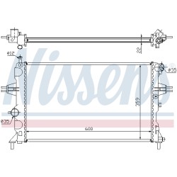 Radiateur Refroidissement Moteur Pour Opel Astra G Zafira A Vauxhall