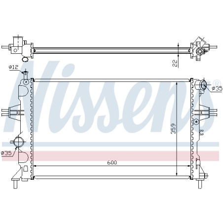 Radiateur Refroidissement Moteur Pour Opel Astra G Zafira A Vauxhall