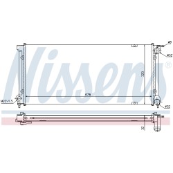 Radiateur Refroidissement Moteur Pour VW Golf II Jetta I Scirocco 191.121.251C