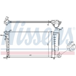 Radiateur Refroidissement Moteur Pour Citroën Xsara 1301.K2 1301.TH 1301.TT