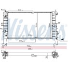 Radiateur Refroidissement Moteur Pour Opel Meriva A Vauxhall Meriva MK I (A)