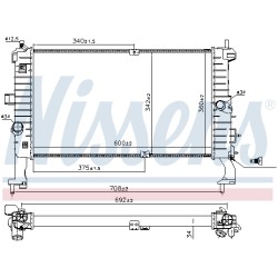 Radiateur Refroidissement Moteur Pour Opel Meriva A Vauxhall Meriva MK I (A)