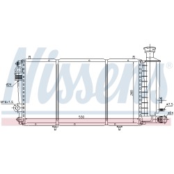 Radiateur Refroidissement Moteur Pour Citroën C15 1301EK 1331.QJ 1331JH