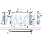 Radiateur Refroidissement Moteur Pour Renault 5 6001000460 7700704654 7701349387