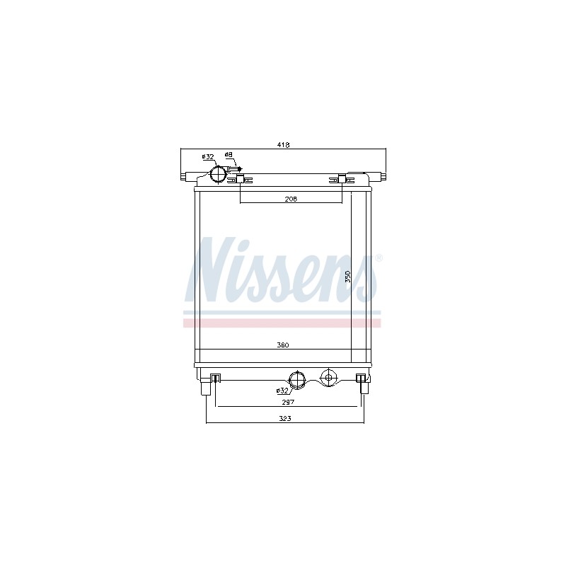 Radiateur Refroidissement Moteur Pour VW Seat Skoda 1S0121253P 1S0121253T