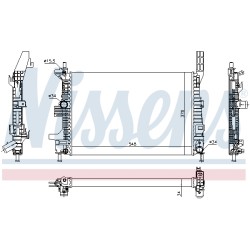 Radiateur Refroidissement Moteur Pour Ford C-Max II Focus III Grand Kuga 1703514