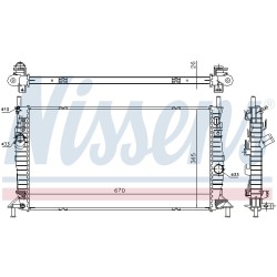 Radiateur Refroidissement Moteur Pour Ford Focus II 1542001 1555681 1594933