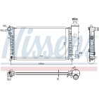 Radiateur Refroidissement Moteur Pour Peugeot 106 I 1301.C7 1301.V6 1301.V8