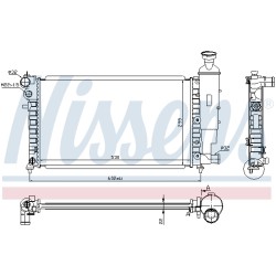 Radiateur Refroidissement Moteur Pour Peugeot 106 I 1301.C7 1301.V6 1301.V8