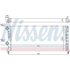 Radiateur Refroidissement Moteur Pour Fiat Doblo 46807378 51779233 51861635