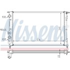 Radiateur Refroidissement Moteur Pour Renault 19 I II 7700816323 7701047889