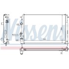 Radiateur Refroidissement Moteur Pour Renault Megane I Scenic Scénic 7700425842