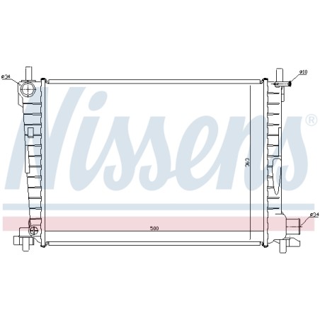 Radiateur Refroidissement Moteur Pour Ford Fiesta IV Mazda 121 III