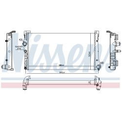 Radiateur Refroidissement Moteur Pour Fiat Idea Punto Lancia Musa Ypsilon