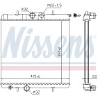Radiateur Refroidissement Moteur Pour Peugeot 206 206+ 133037 1330B4 1330F9