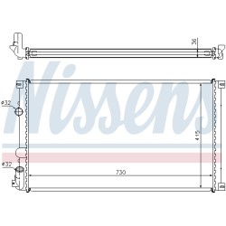 Radiateur Refroidissement Moteur Pour Renault Opel Nissan 7701057117 4414972