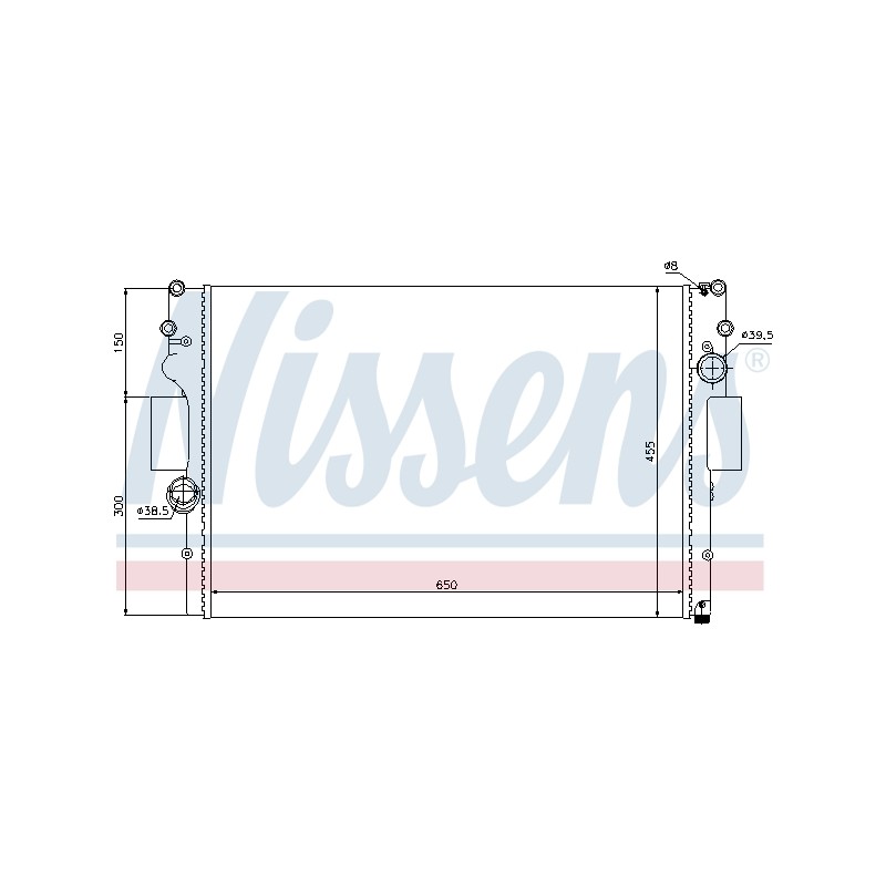Radiateur Refroidissement Moteur Pour Iveco Daily III IV V 500039637 504045487
