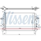 Radiateur Refroidissement Moteur Pour Opel Astra H Zafira B Family Vauxhall