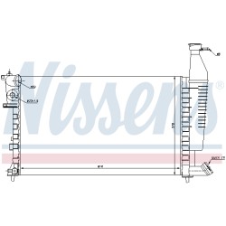 Radiateur Refroidissement Moteur Pour Peugeot Partner Citroën Berlingo 1330.47
